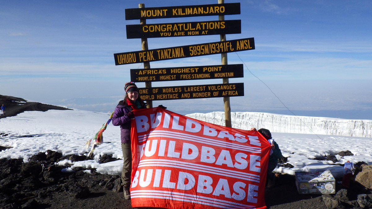 grangemouth1's tweet photo. @grangemouth1 BUILDBASE reaches peak Of Africa http://t.co/ofSgcoHa8j