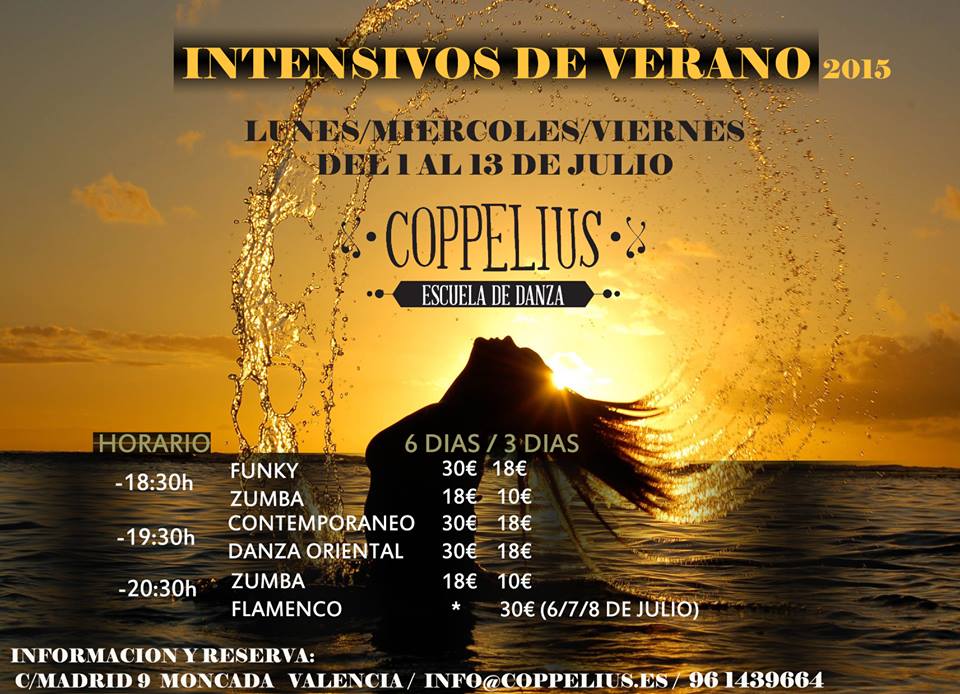 CURSILLOS DE VERANO EN <a href="/CoppeliusDanza/">Coppelius Danza</a>