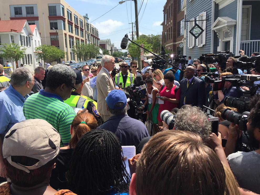 LCLGrrl's tweet photo. Riley: Shooter failed to divide, made us 'love each other even more' http://t.co/9Spuz4YnEr #CharlestonShooting #chs http://t.co/cy1qULLYKg