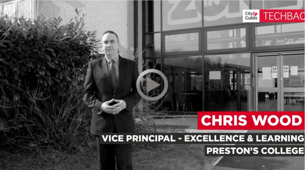 cityandguilds's tweet photo. How is #TechBac working in the real world? @PrestonsCollege discuss the benefits it brings http://t.co/VUAhPij0Yr http://t.co/GVgjOlMTwk