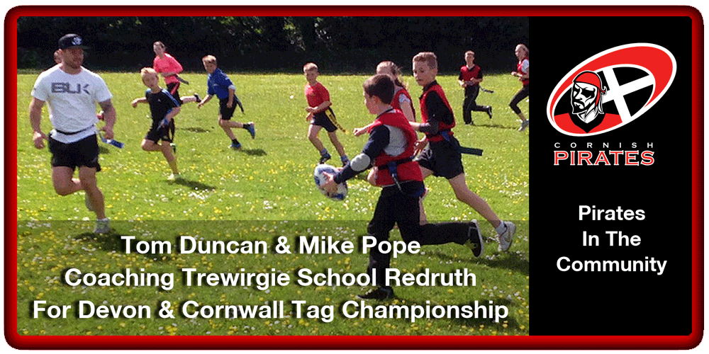 CornishPirates1's tweet photo. Players @dunky011 @popey915 were coaching at @TrewirgieJunior
for D&amp;C Rugby Tag Championship
http://t.co/hVQeoXrCDI http://t.co/Zb3DKeYnSC