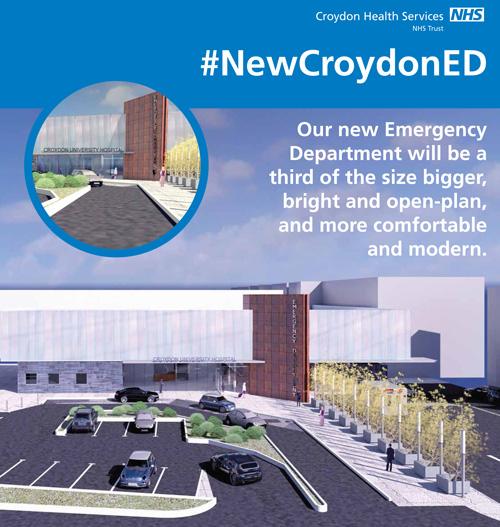 The new Emergency Department will be bigger, brighter, more comfortable and modern #NewCroydonED