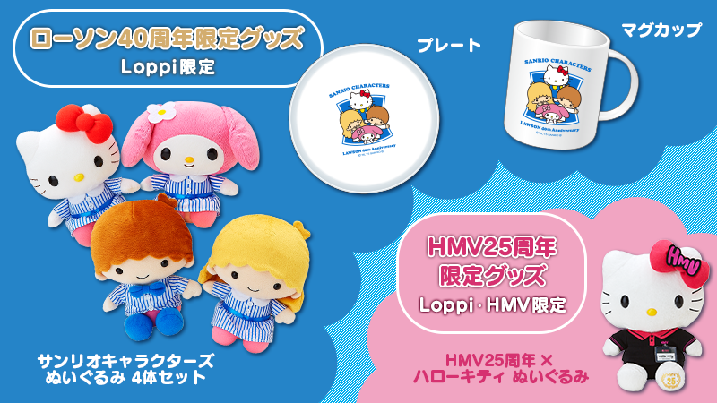 ローソン40周年サンリオキャラクターズフェアを記念したLoppi限定