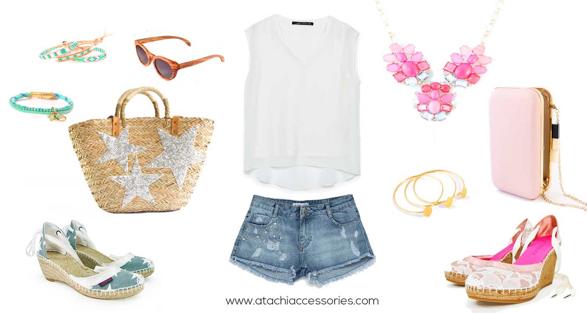 Atachiac's tweet image. Mira lo que te traemos hoy!! goo.gl/kovO1I atachiaccessories.com #verano2015 #look #moda
