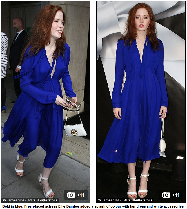 vrn_sh's tweet photo. @Ellie_Bamber spotted in our SS/15 Dress at the Tresor Paris Launch on the @DailyMailUK #runlabel #elliebamber #blue http://t.co/sdLD93kvyL