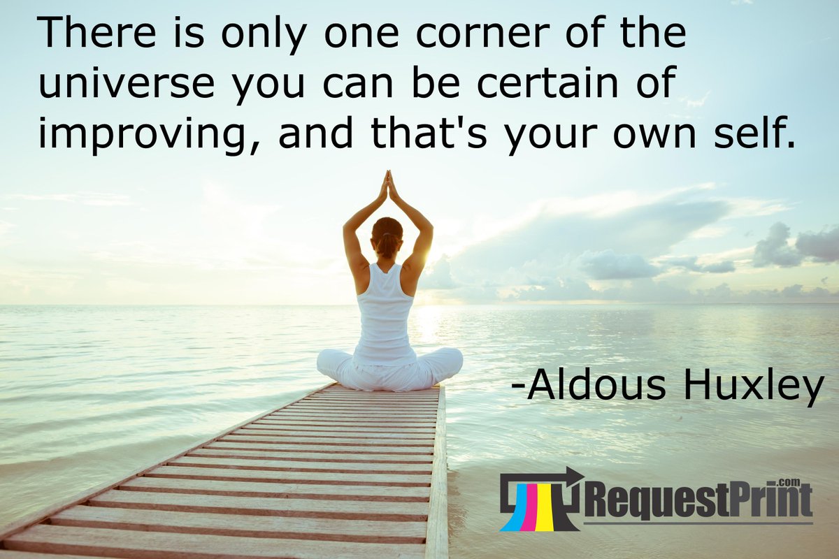 RequestPrintCom's tweet image. First change yourself... #meditation