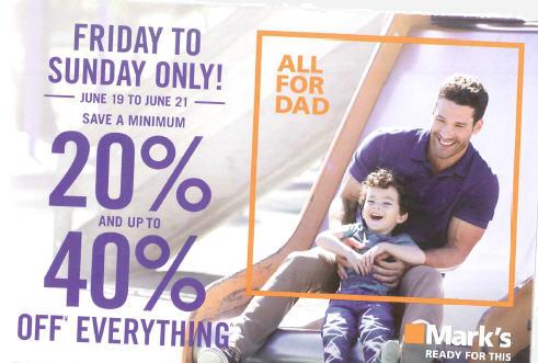 _HighlandSquare's tweet image. Fri. June 19th to Sun. June 21st save a minimum of 20% and up to 40% OFF EVERYTHING! Only at @MarksWW #HighlandSquare