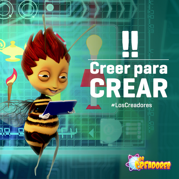 #NubeLuces Este sábado <a href="/LosCreadoresOK/">Los Creadores</a> por <a href="/telefecom/">telefecom</a> apoyemos a los niños a volver a #CreerparaCrear by @aula365