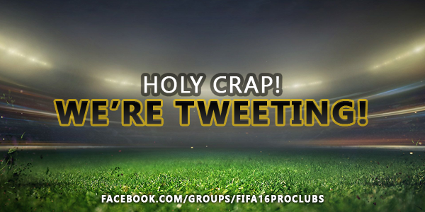 FIFA16ProClubs's tweet photo. Calling all #FIFA16 gamers, we've arrived! Follow us for #FIFA16 #ProClubs news, events, videos and leagues! #XboxOne http://t.co/5sFiHxwoKN