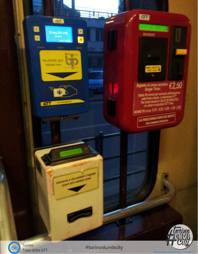 NonCiclabili's tweet photo. #Torino,#tram #GTT Modalità semplice e molto #smart per obliterare. Credici.
#torinodumbcity https://t.co/UWlJ0g0Xb8 http://t.co/MPblFoRUbR