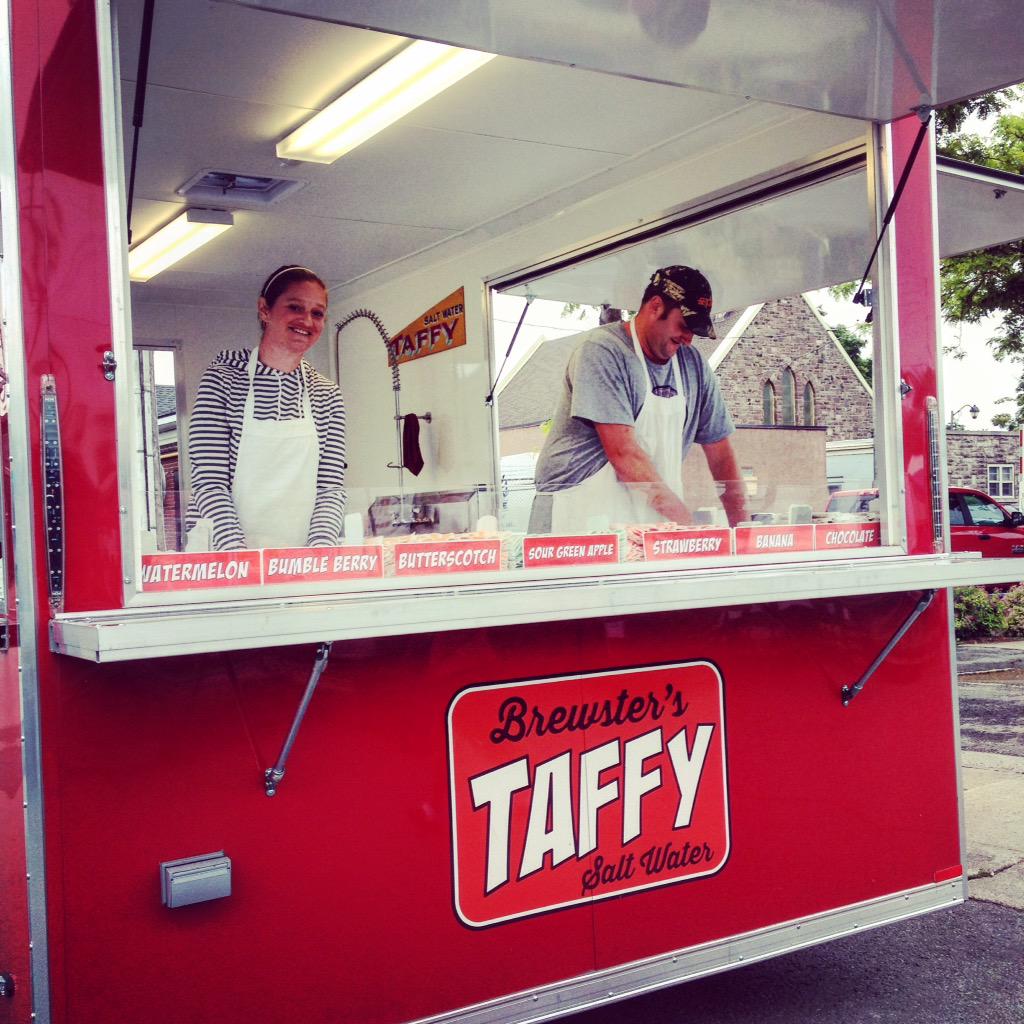 Welcome addition to our market! You GOTTA try 'em! #farmersmarket #downtownportcolborne #canaldistrict #mmmtaffy