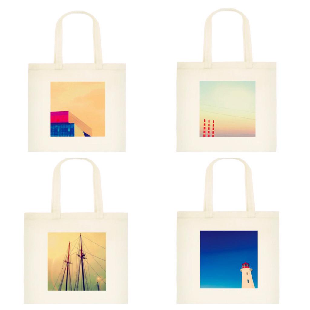 haligrams's tweet image. These 4 styles of @haligrams tote bags will be available next week! Stay tuned! #bigthings #summertreats #buylocal
