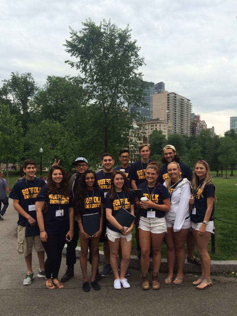 Hello Boston!! #SUOrientation #suffolk19 #sessionfourorientation