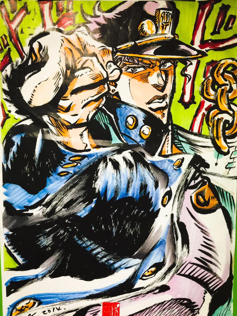 Jojo Anime ジョジョ最終回にて デレマス武内pが出演確認 作画監督のイラスト そして感想ツイートをまとめた Togetter Jojo Anime ジョジョ最終回にて デレマス武内pが出演確認 作画監督のイラスト そして感想ツイートをまとめた Togetter