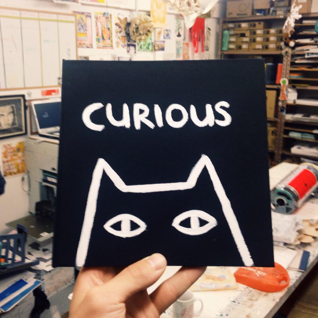 hatopress's tweet photo. Latest book with Alice Bowsher @abowsh a 'Curious' tale of cats. Available first @ELCAFest Grab them quick! http://t.co/WCp1hfVTGU
