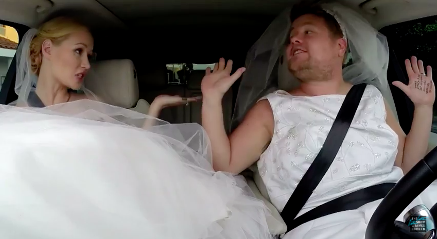 playkissuk's tweet photo. Iggy Azalea's at 38 with Trouble. Watch her singing in a wedding dress with James Cordon http://t.co/gLW2IA8Zzu http://t.co/DcEWnr60Pa
