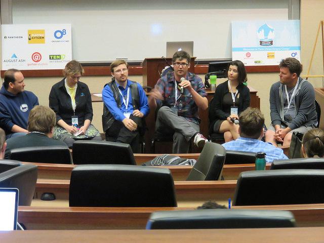 TCDrupal's tweet image. Last years closing panel. 
2015.tcdrupal.org #TCDrupalArchive