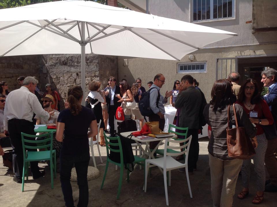 #SorrentoCSIS DAY 1 Coffee break in the garden!