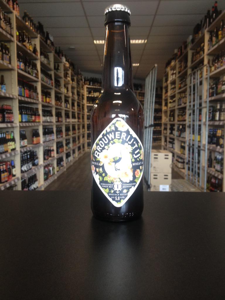 Nieuw binnen IJ in samenwerking met de Thornbridge Brewery American Wheat Ale