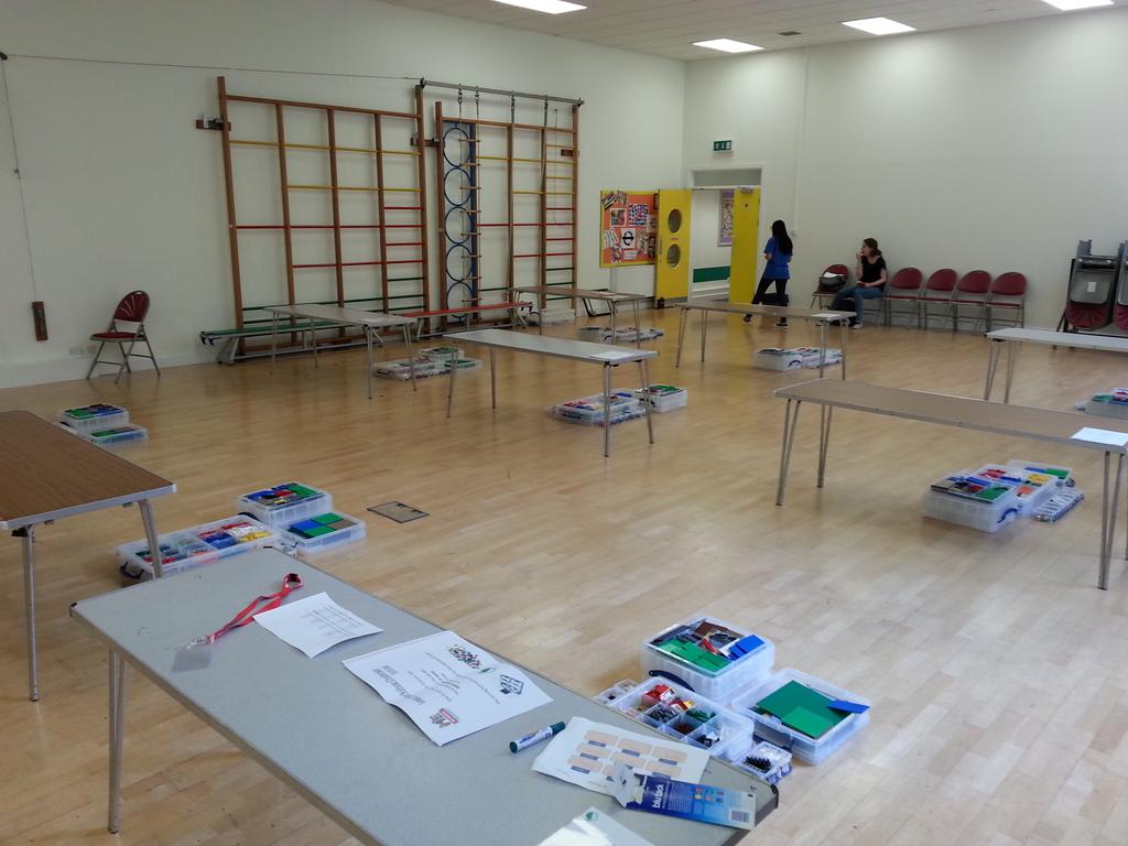 Waiting ... for 55 junior schools girls to start a #lego workshop with <a href="/MiniEngineers/">Mini-Engineers</a>