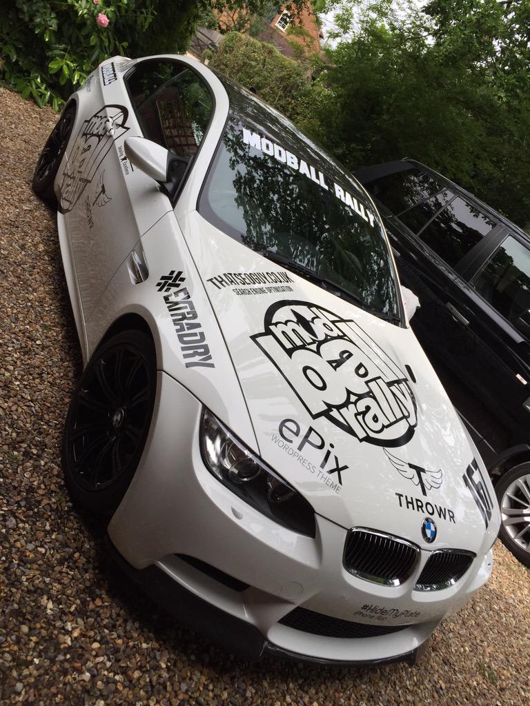 All stickers on for #Modballralley!  #hidemyplate #extradry #deseo #stagebright #revoworks #epix #throwr #thatseoguy