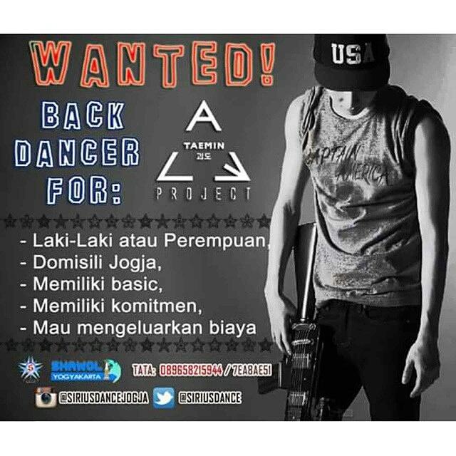 Wanted! Backdancer for ACE project!