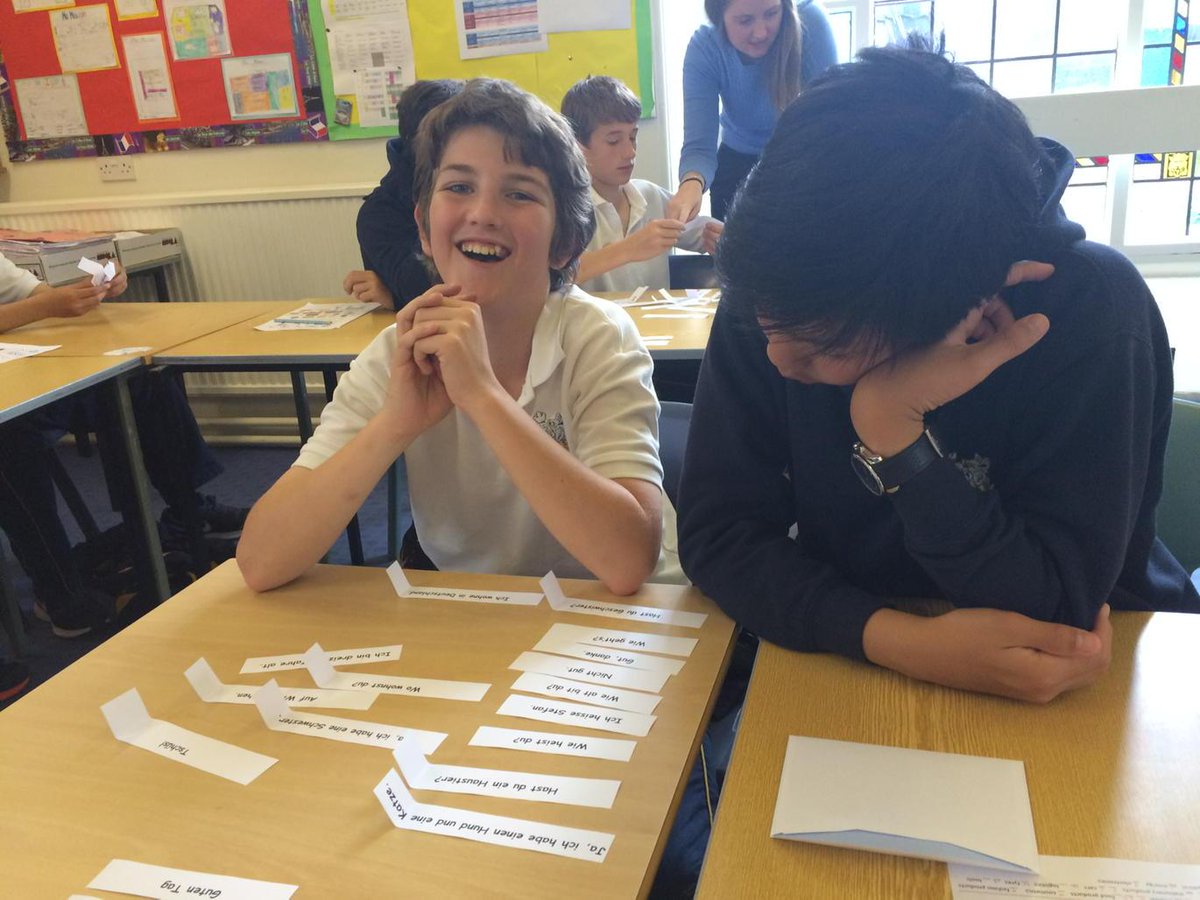 Sedbergh_MFL's tweet image. Someone&apos;s enjoying himself #germanisfun