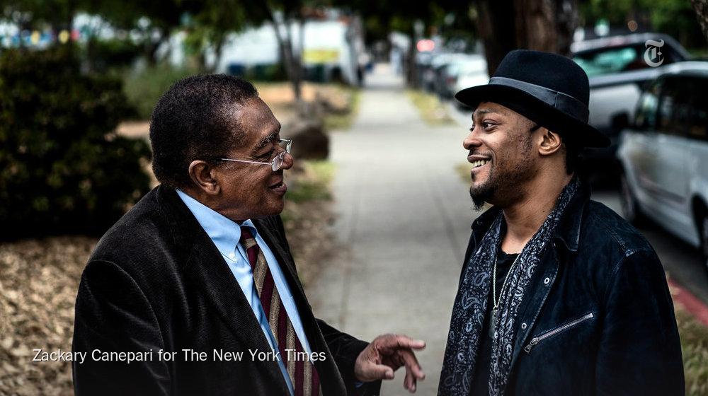 nytimes's tweet image. Bobby Seale and D'Angelo discuss music's role in social change and political protest nyti.ms/1J8KVFc