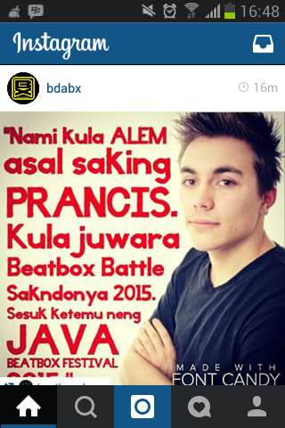 Si Alem sang juara dunia, dateng ke jogja bro!!!! Di acara <a href="/javabeatboxfest/">JavaBeatbox Festival</a>  #JavaBeatboxFest2015 amazing event!