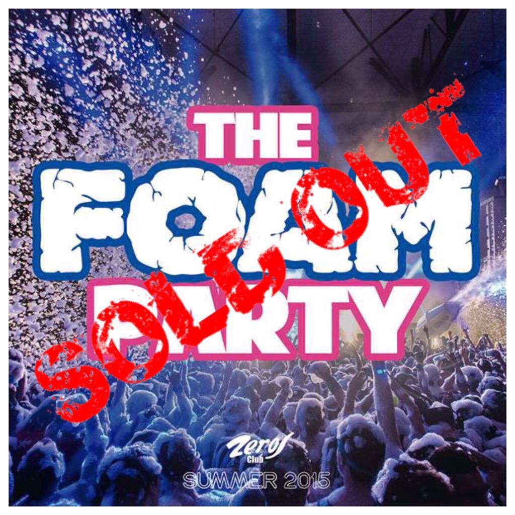 Here we go again! #SoldOut #zante2015 <a href="/FoamPartyZante/">Foam Party Zante</a>