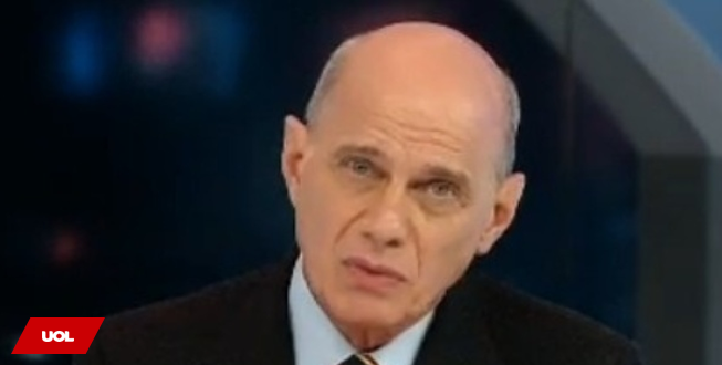 UOL's tweet image. Boechat xinga Malafaia ao vivo em rádio: "vai procurar uma r..." bit.ly/1J8MFxZ