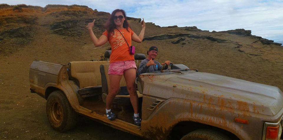 QianJean's tweet photo. make sure you get a ride on this to green sand beach on big island, Hawaii http://t.co/RPpga4cHB4