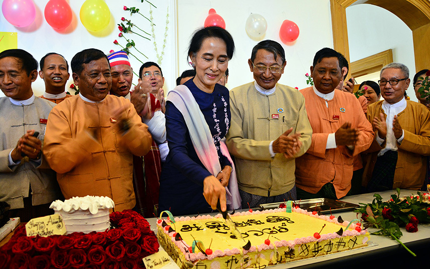 Happy 70th birthday to Aung San Suu Kyi, the Nobel Prize-winning Myanmar leader 