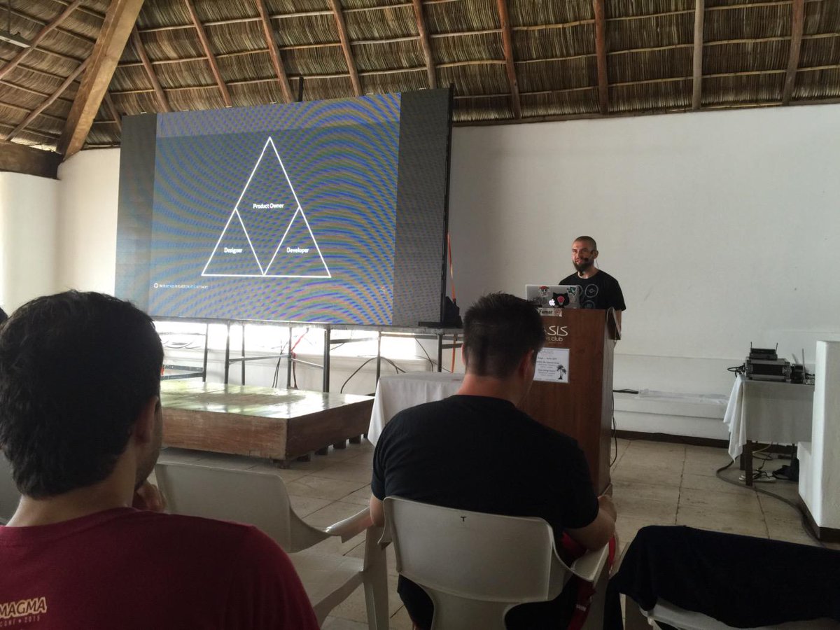Sharing the responsibility of the product among team members <a href="/bamb00zzle/">Bamboo</a> at #magmaconf