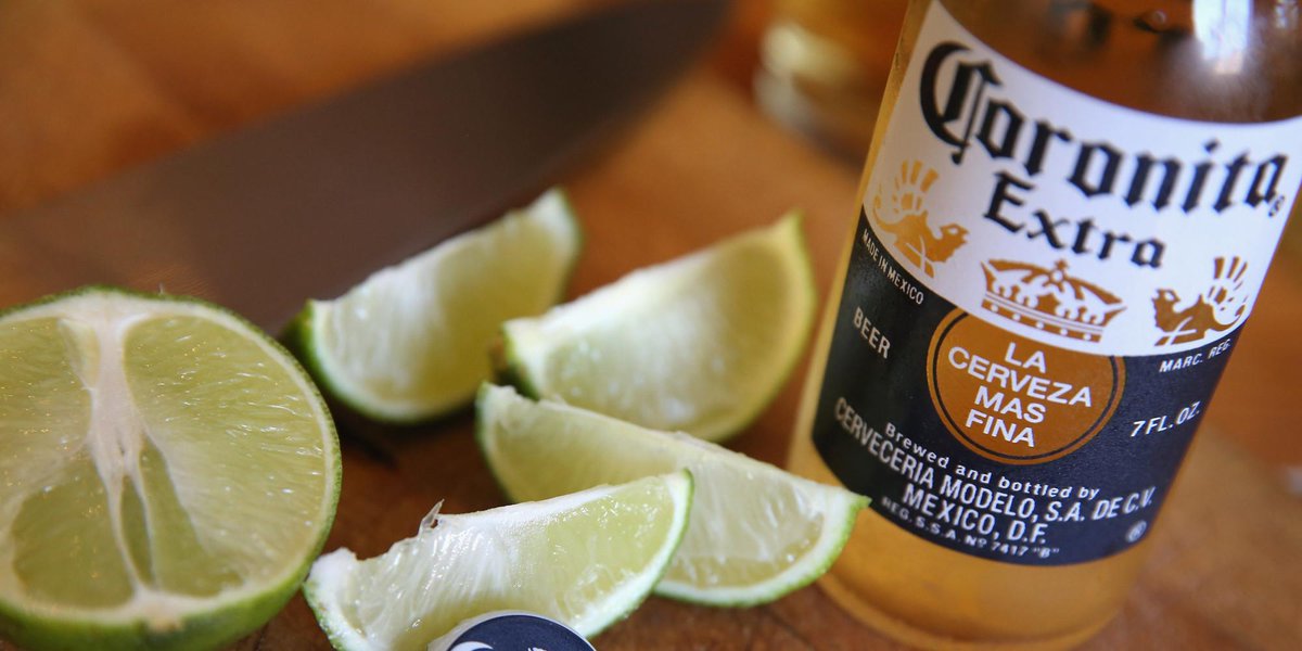 HuffPost's tweet photo. No, there isn't going to be a Corona shortage this summer http://t.co/yLP2WCaF7t http://t.co/ELDGMZ9Cpo