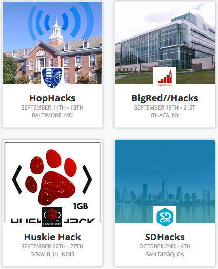 MLHacks's tweet image. Super excited to announce the initial Fall 2015 Hackathon Season! 🍁 news.mlh.io/announcing-the… #HappyHacking