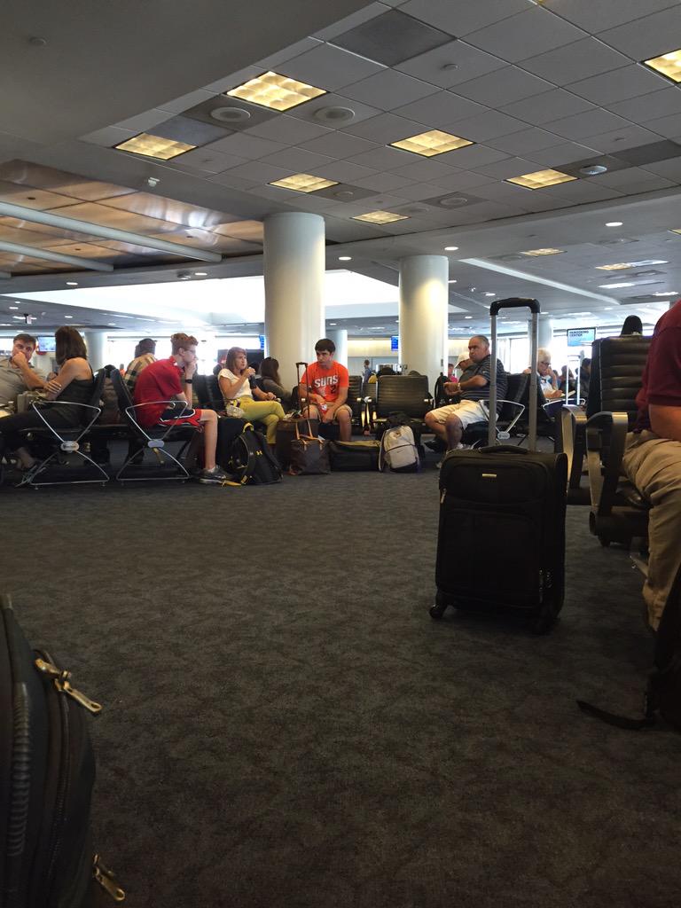 Techafter5's tweet photo. At the airport ready to go home. #E32015 was a blast. Looking forward to #E32016 http://t.co/XlWzoUykRZ