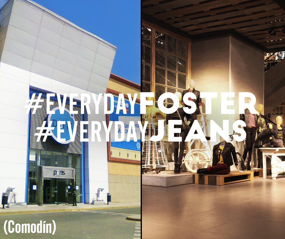 Fosterchile's tweet photo. #EverydayFOSTER #EverydayJEANS en regiones: Busca el comodín en los córners FOSTER #Paris. http://t.co/BpIEGSM0ON http://t.co/9XvQlt3Mxz