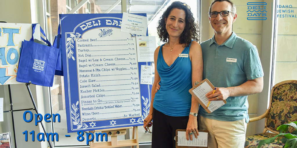 IJFBoise's tweet photo. #DeliDays is open till 8pm today. Don't miss your last chance at great kosher food &amp; live local music! #HowDoYouDeli http://t.co/8A1JM6rMFk