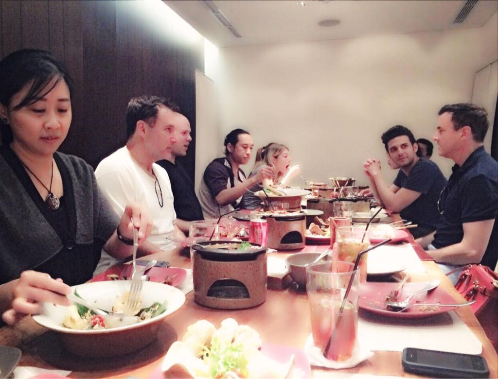 esterfebe's tweet photo. #latepost Lunch with @Tommypage and his amazing team!! @tesateresto #TeSate 🍴 #30May2015 http://t.co/X1D3Ro30L3
