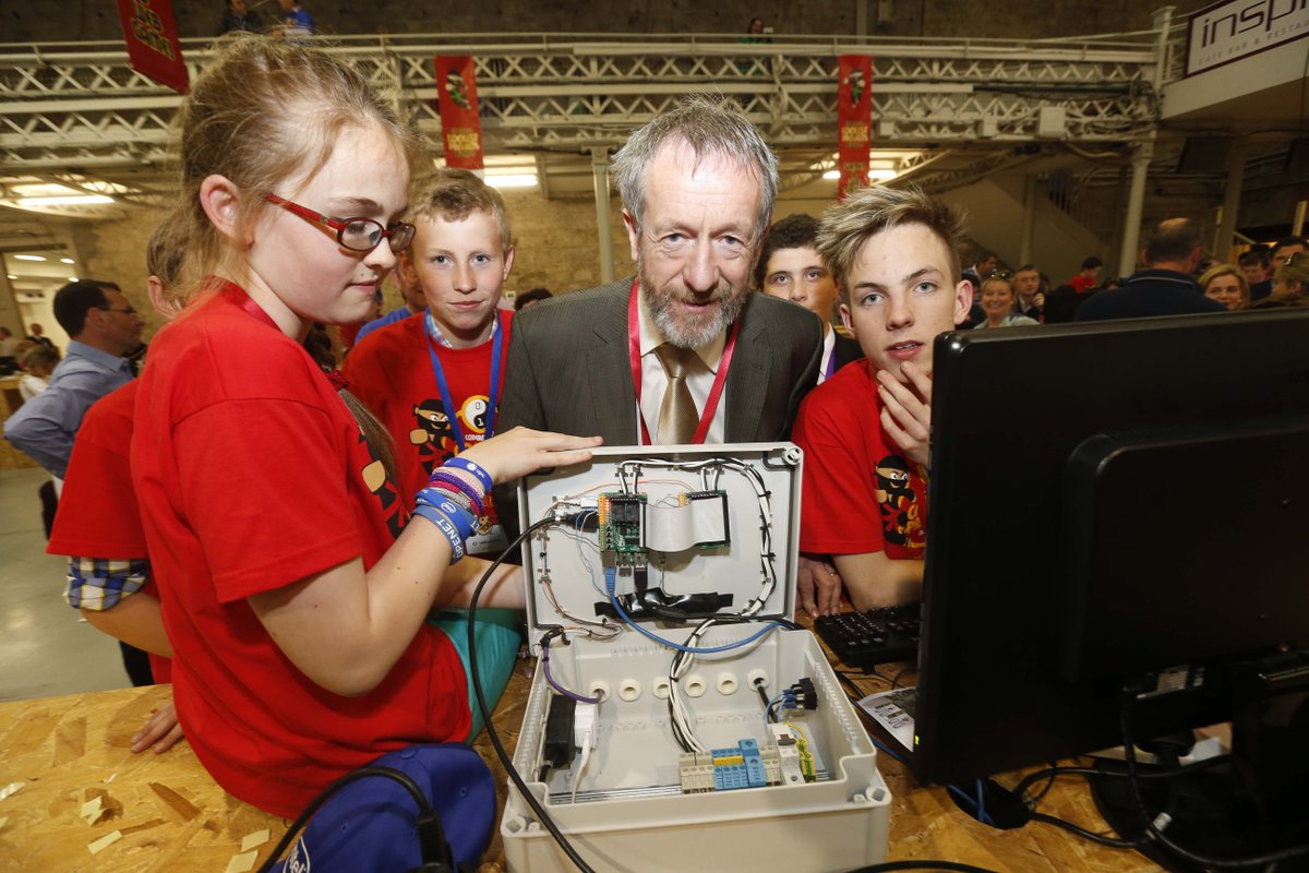CoderDojoCIX's tweet image. Our recent photo at coolest projects with Mr. Sean Kelly MEP