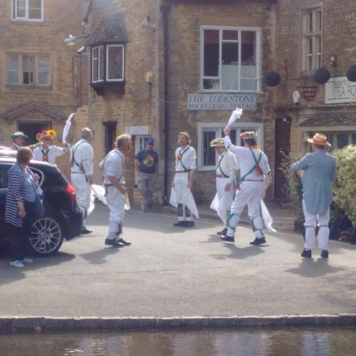 travlwmn's tweet photo. Morris dancers who wear bells/hit each other with sticks. No porkie pie...right @chrismallett2 @hfholidays ? http://t.co/RrijJfcUXS