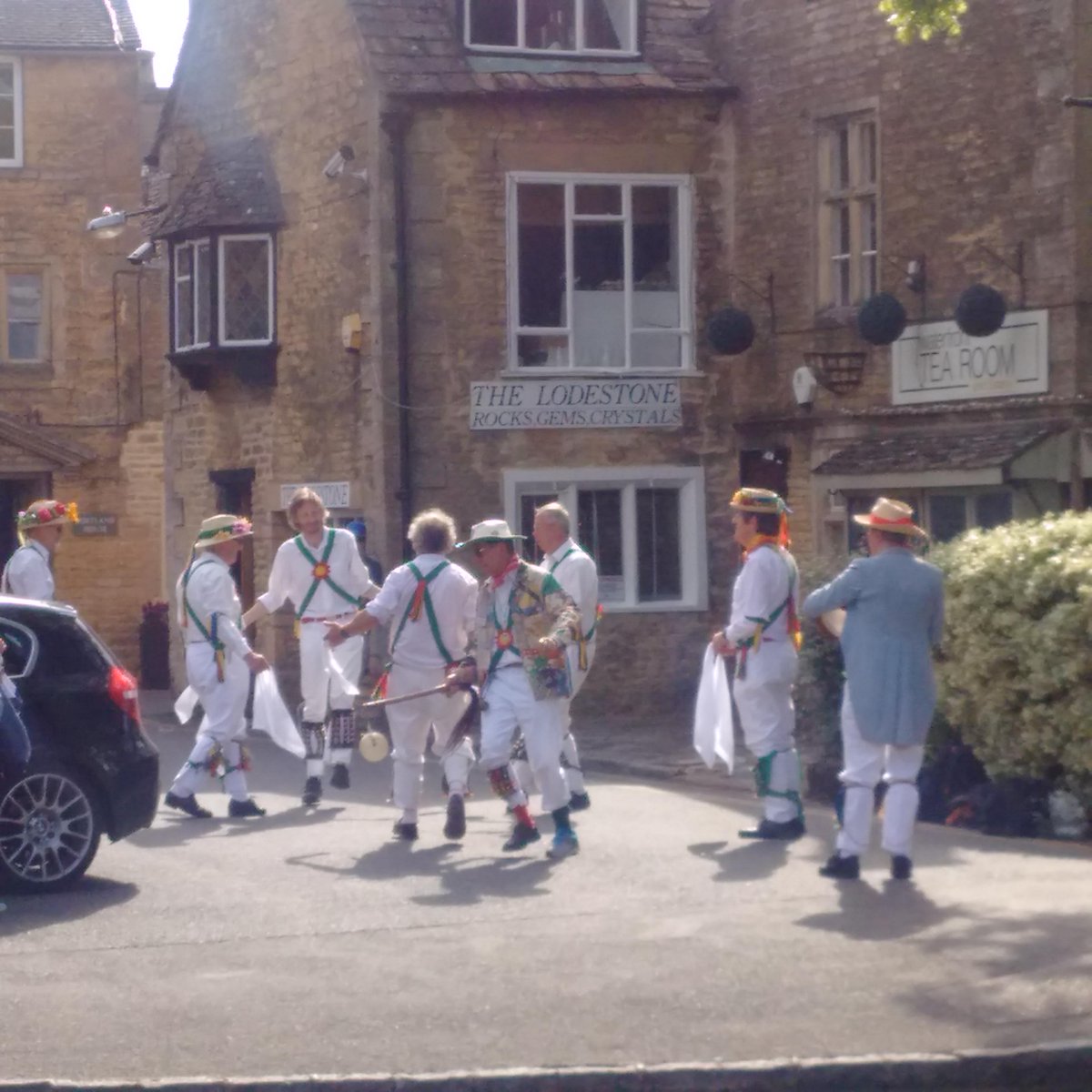 travlwmn's tweet photo. Morris dancers who wear bells/hit each other with sticks. No porkie pie...right @chrismallett2 @hfholidays ? http://t.co/RrijJfcUXS