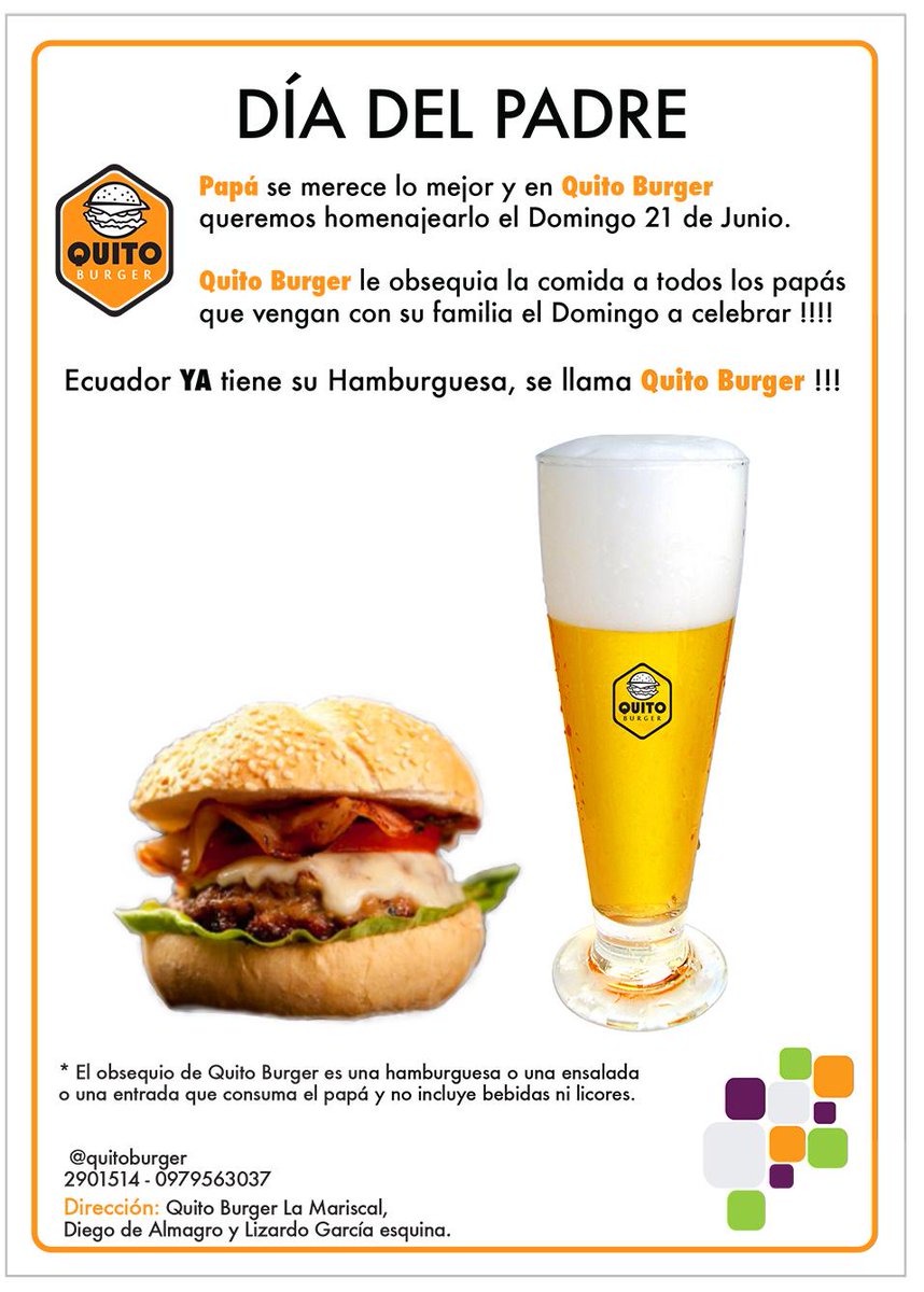 QuitoBurger's tweet photo. Te Esperamos!! #quitoburger #EcuadorYAtienesuhamburguesa #lanuevamariscal http://t.co/aUEZw9bdPX