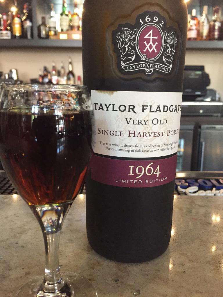 Gotta love a "very old" single harvest port! #taylorfladgate #winelover #silverleafcigarlounge #TGIF