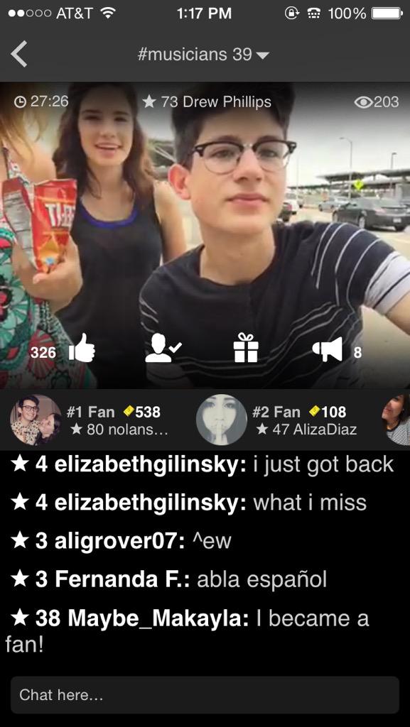 kaitlyn on X: go watch drew's broadcast on you now (Drew Phillips