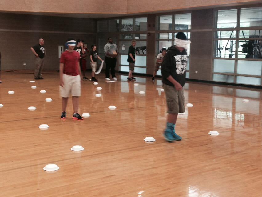 MountCarmelHS's tweet photo. #ExpeditionMC team building #WeAreMC http://t.co/YklpCjslSA