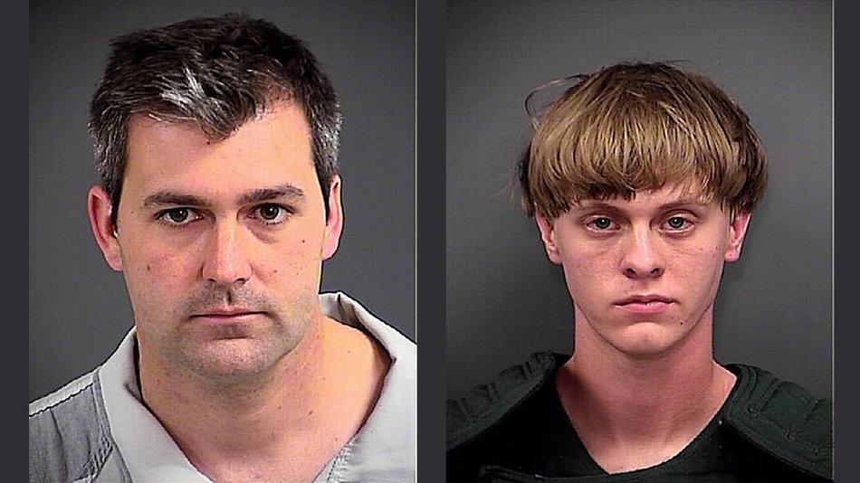 Dylann Roof in jail cell next to Michael Slager