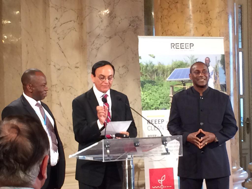 Fairwell of dr. Yumkella of #SE4All, at #vef2015. All the best on your presidential campaign in #SierraLeone