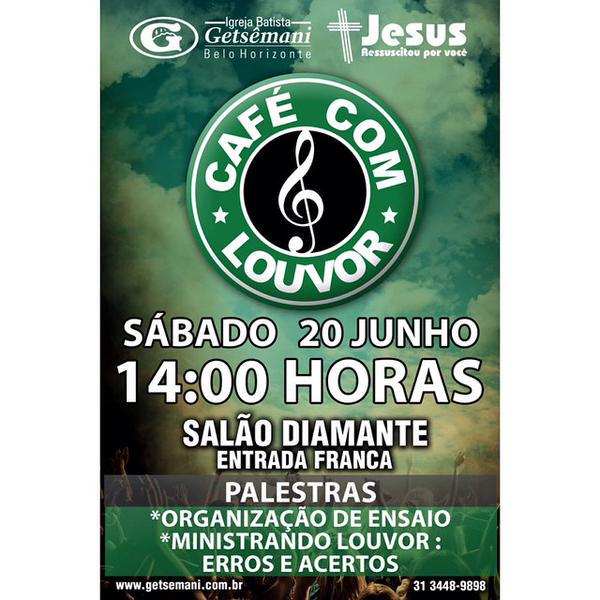getsemanibh_'s tweet photo. #CafécomLouvor amanhã, 20/06, às 14h @prismaelluz @Getsemani_ 
Oficinas:Ensaio, Ministrando o Louvor, Erros e Acertos http://t.co/fEcGKmMLjK